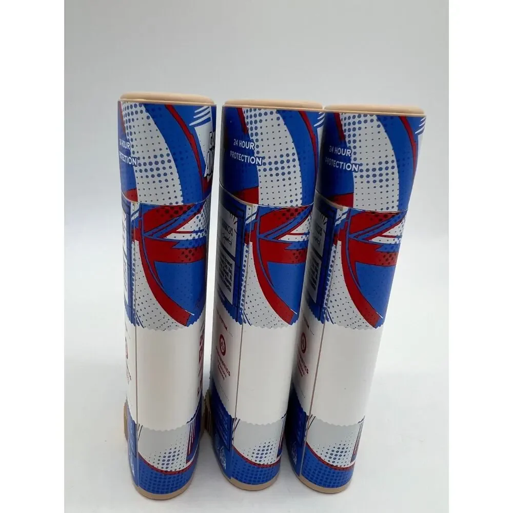 Dr Squatch Liberty Shield Deodorant Limited Edition Captain Ameriva Lot of 3